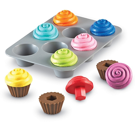 Learning Resources Smart Snacks Shape Sorting Cupcakes, LER7347