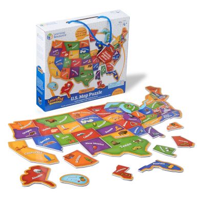 Learning Resources Magnetic U.S. Map Puzzle, LER7714