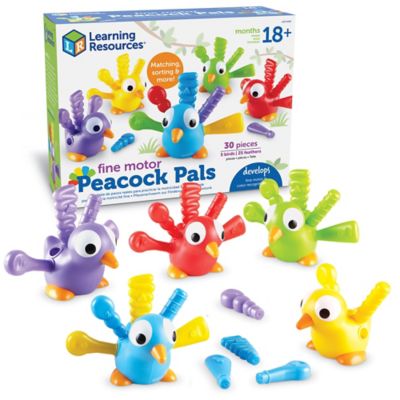 Learning Resources Fine Motor Peacock Pals, LER9095