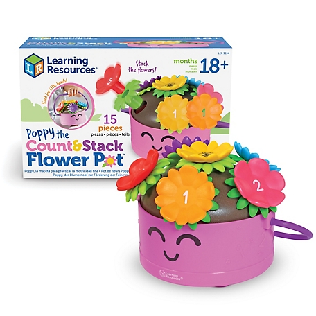 Learning Resources Poppy the ct. & Stack Flower Pot, LER9134