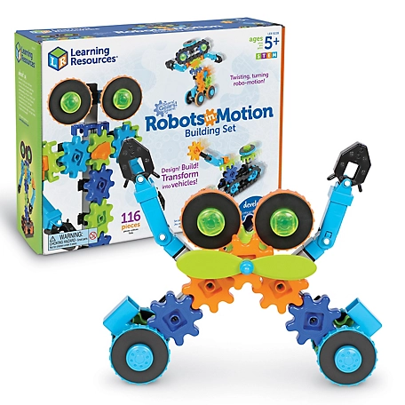 Learning Resources Gears! Gears! Gears! Robots in Motion, LER9228