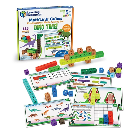 Learning Resources MathLink Cubes Elementary Math Activity Set - 115  Pieces, Ages 7+ Math Manipulative Cubes, Math Games for Kids, Math Counters  - Yahoo Shopping