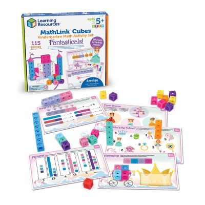 hc-2nd hand2mind MathLink Cubes Numberblocks 11-20 Activity Set at