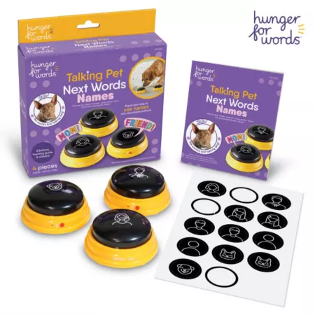 Hunger for words Talking animal Next words: nouns Dog Training Toys