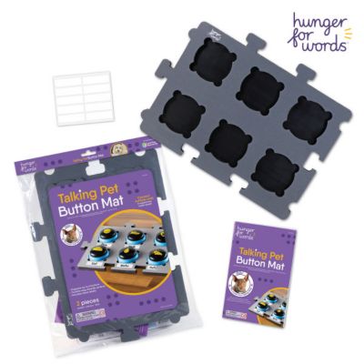 Hunger For Words Talking Pet Button Mat, LER9355