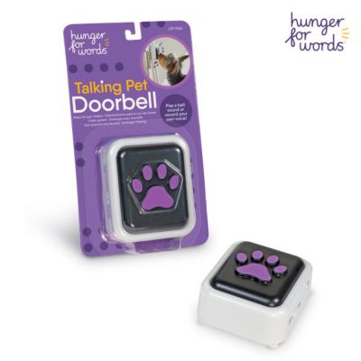 Hunger For Words Talking Pet Doorbell, LER9356
