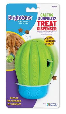 Brightkins Cactus Surprise Dog Treat Dispenser Toy