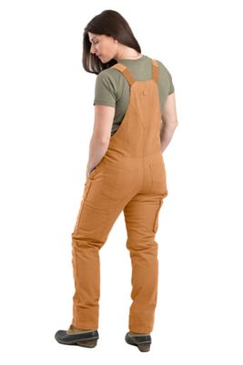 Image showing 1 th Berne Women's Flex Softstone Duck Unlined Bib Overalls