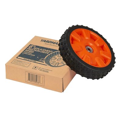 Image showing  8 in. Replacement Free/Non-Drive Wheel for RWD Lawn Mower, YGW080