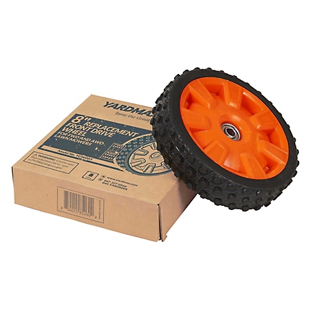 YARDMAX 8 in. Replacement Front Drive Wheel for FWD and AWD Lawn Mowers, YGW085