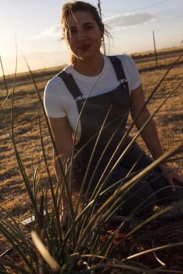 Image showing  Women's Flex Softstone Duck Unlined Bib Overalls