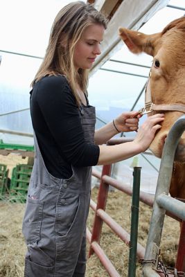 Image showing 6 th Berne Women's Flex Softstone Duck Unlined Bib Overalls