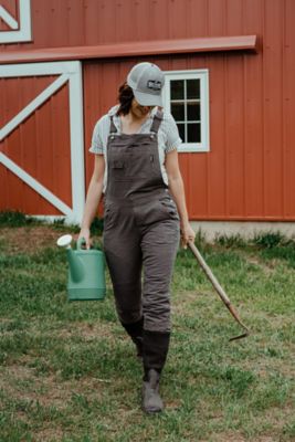 Image showing 8 th Berne Women's Flex Softstone Duck Unlined Bib Overalls
