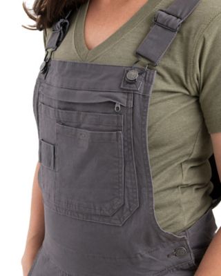 Image showing 2 th Berne Women's Flex Softstone Duck Unlined Bib Overalls