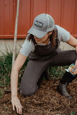 Image showing 7 th Berne Women's Flex Softstone Duck Unlined Bib Overalls