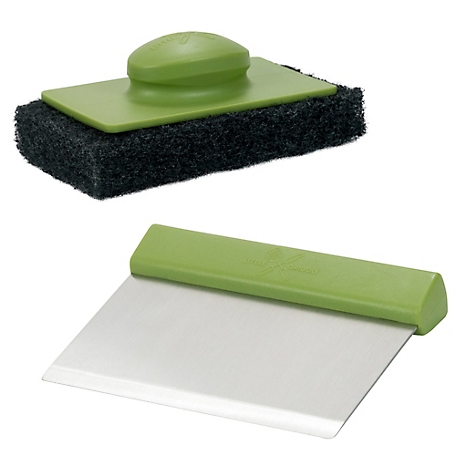 Little Griddle Two pc. Cleaning Kit with Scraper and Scrubber, GK-540