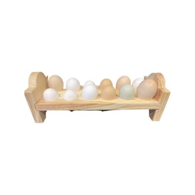 Image showing  Stackable Wooden Egg Holders, 2-Pack
