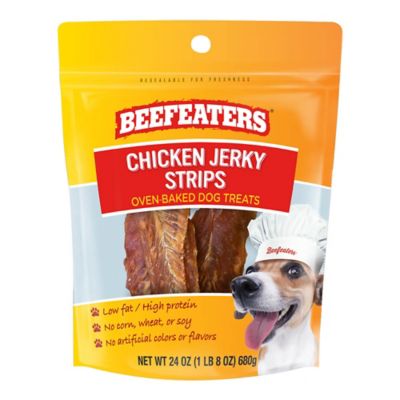 Beefeaters Chicken Jerky Strips Dog Chew Treats, 24 oz.