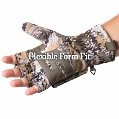 Image showing  Men's Fleece Colborne Heat Boost Windproof Hunting Pop-Top Winter Gloves, 1-Pair