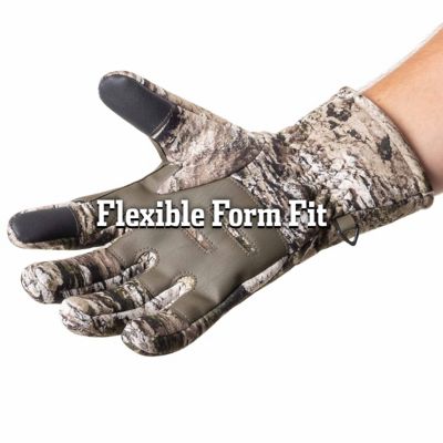 Image showing  Men's Barrow Heat Boost Windproof Softshell Hunting Gloves, 1 Pair