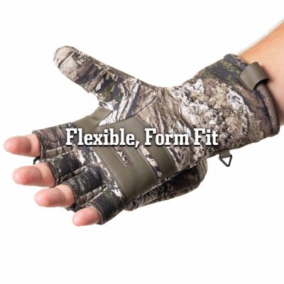 Image showing  Men's Fleece Colborne Heat Boost Windproof Hunting Pop-Top Winter Gloves, 1-Pair