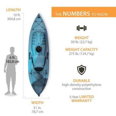 Image showing  10 ft. Tamarack 100 Sit-on-Top Kayak