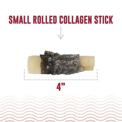 Image showing  4 in. Beef Rolled Collagen Stick with Wrapped Fish Dog Treat