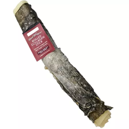 Icelandic Beef Rolled Collagen Stick + with Wrapped Fish Dog Treat 8" Dog Bones Rawhide & Rawhide Alternative