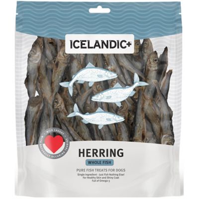 Icelandic+ Herring Whole Fish Dog Treat 9 oz. Bag