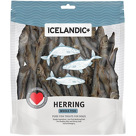 Icelandic+ Herring Whole Fish Dog Treats, 9 oz. Bag
