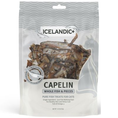 Icelandic+ Capelin Whole Fish & Pieces Cat Treat 1.5 oz. Bag