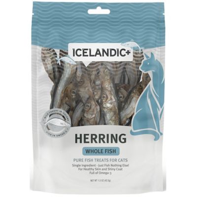 Icelandic+ Herring Whole Fish Cat Treat 1.5 oz. Bag