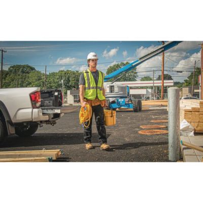 Image showing 8 th DEWALT 50 ft. Indoor/Outdoor 12/3 Lighted CGM Heavy-Duty Extension Cord, Yellow