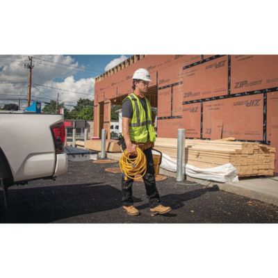 Image showing  50 ft. Indoor/Outdoor 10/3 Lighted CGM Heavy-Duty Extension Cord, Yellow