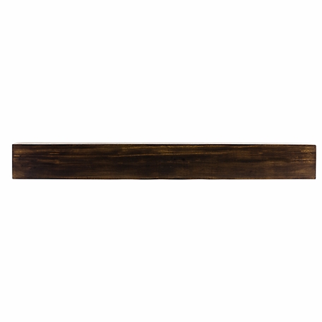 Dogberry Collections Modern Farmhouse Fireplace Shelf Mantel, Dark Chocolate, 36 in. x 6.25 in.
