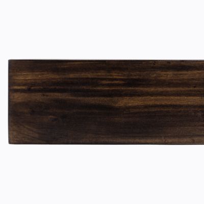 Image showing  36 in. x 6.25 in. Modern Farmhouse Fireplace Shelf Mantel, Dark Chocolate