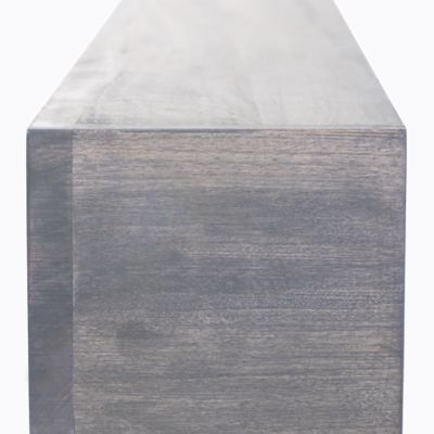 Image showing 6 th Dogberry Collections 36 in. x 6.25 in. Modern Farmhouse Fireplace Shelf Mantel, Ash Gray