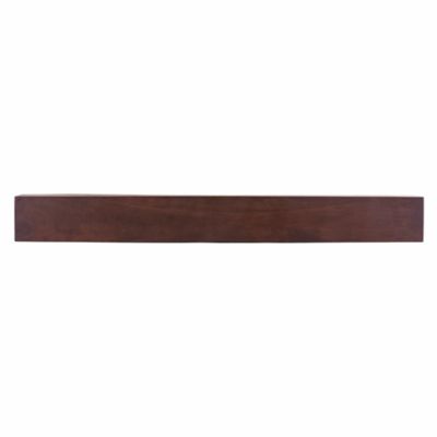 Dogberry Collections Modern Farmhouse Fireplace Shelf Mantel, Mahogany, 36 in. x 6.25 in.