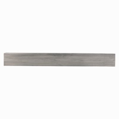 Dogberry Collections Modern Farmhouse Fireplace Shelf Mantel, Ash Gray, 48 in. x 6.25 in.