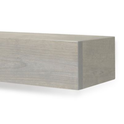 Image showing  60 in. x 9 in. Modern Farmhouse Fireplace Shelf Mantel, Ash Gray