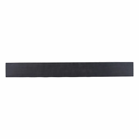 Dogberry Collections Modern Farmhouse Fireplace Shelf Mantel, Midnight Black, 60 in. x 6.25 in.