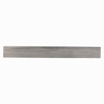 Dogberry Collections Modern Farmhouse Fireplace Shelf Mantel, Ash Gray, 72 in. x 9 in.