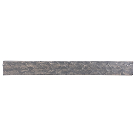 Dogberry Collections Rough Hewn Fireplace Shelf Mantel, Ash Gray, 36 in. x 9 in., Hewn