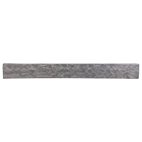 Dogberry Collections Rough Hewn Fireplace Shelf Mantel, Ash Gray, 36 in. x 9 in., Hewn