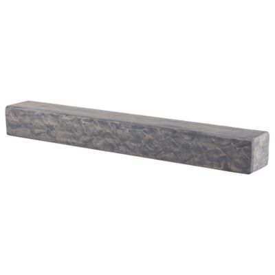 Image showing  36 in. x 9 in. Rough Hewn Fireplace Shelf Mantel, Ash Gray