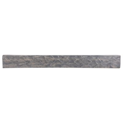 Dogberry Collections Rough Hewn Fireplace Shelf Mantel, Ash Gray, 60 in. x 9 in., Hewn