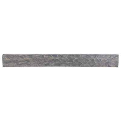 Dogberry Collections 60 in. x 9 in. Rough Hewn Fireplace Shelf Mantel, Ash Gray
