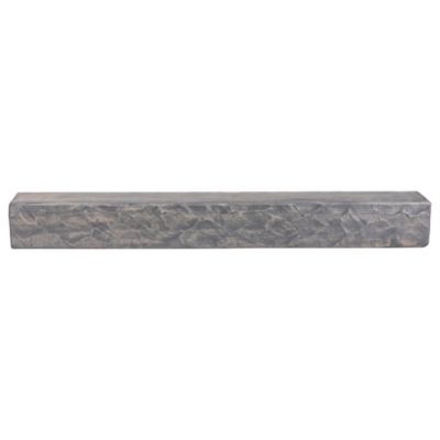 Image showing  60 in. x 9 in. Rough Hewn Fireplace Shelf Mantel, Ash Gray