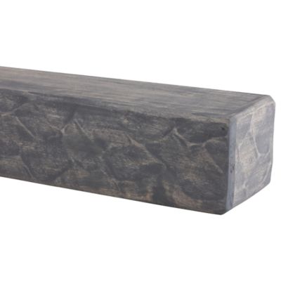 Image showing  60 in. x 9 in. Rough Hewn Fireplace Shelf Mantel, Ash Gray