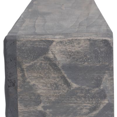 Image showing 5 th Dogberry Collections 60 in. x 9 in. Rough Hewn Fireplace Shelf Mantel, Ash Gray